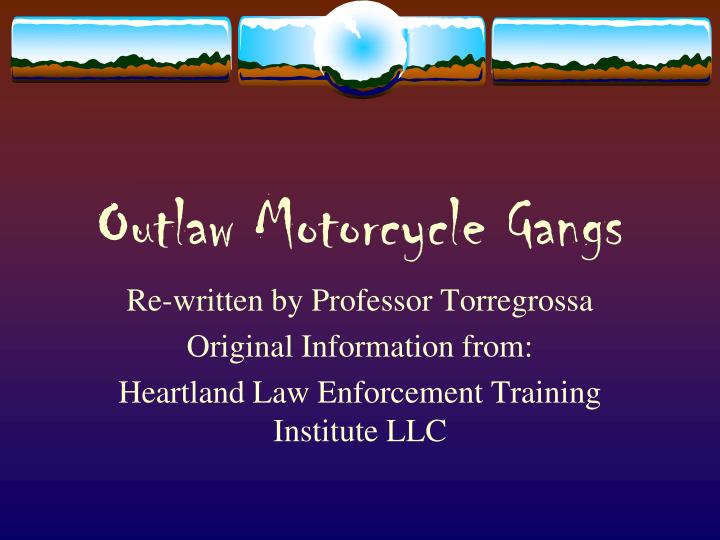 outlaw motorcycle gangs n.