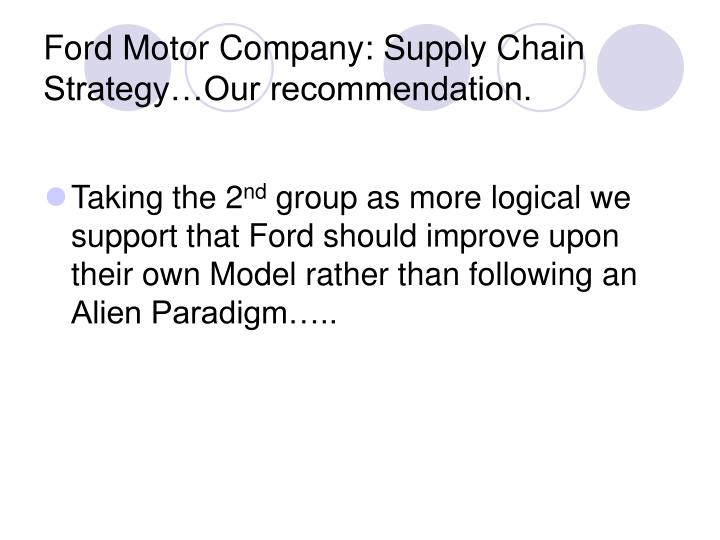 strategic leadership in ford motor company This case analysis is made on ford motor company, presented below are key success factors that a global automotive. strategic leadership in ford motor company This case analysis is made on ford motor company, presented below are key success factors that a global automotive.