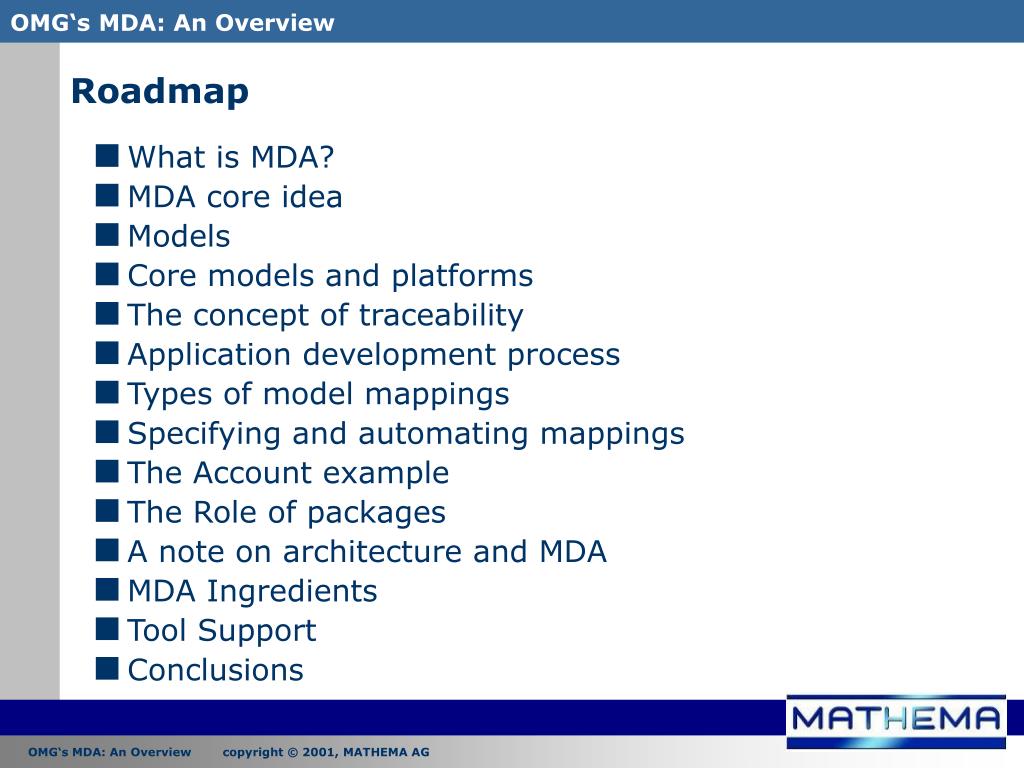 Mda Organization Chart