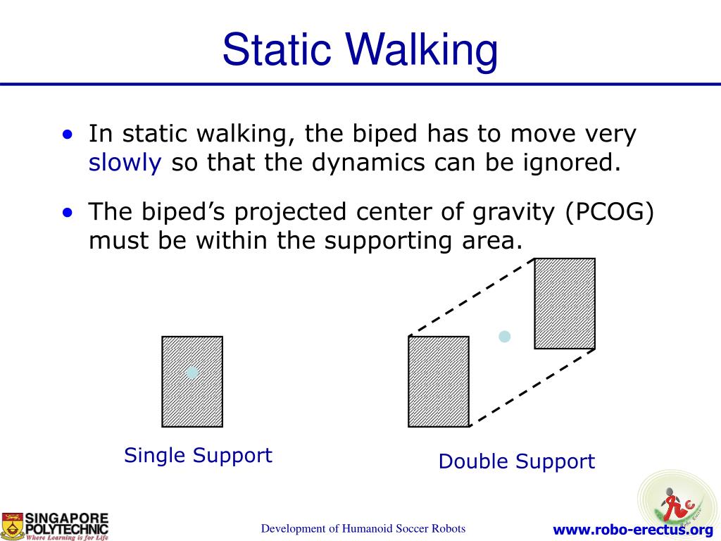 Static Walk PPT - Dr Changjiu Zhou School of Electrical & Electronic Engineering ...