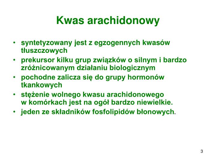 kwas arachidonowy