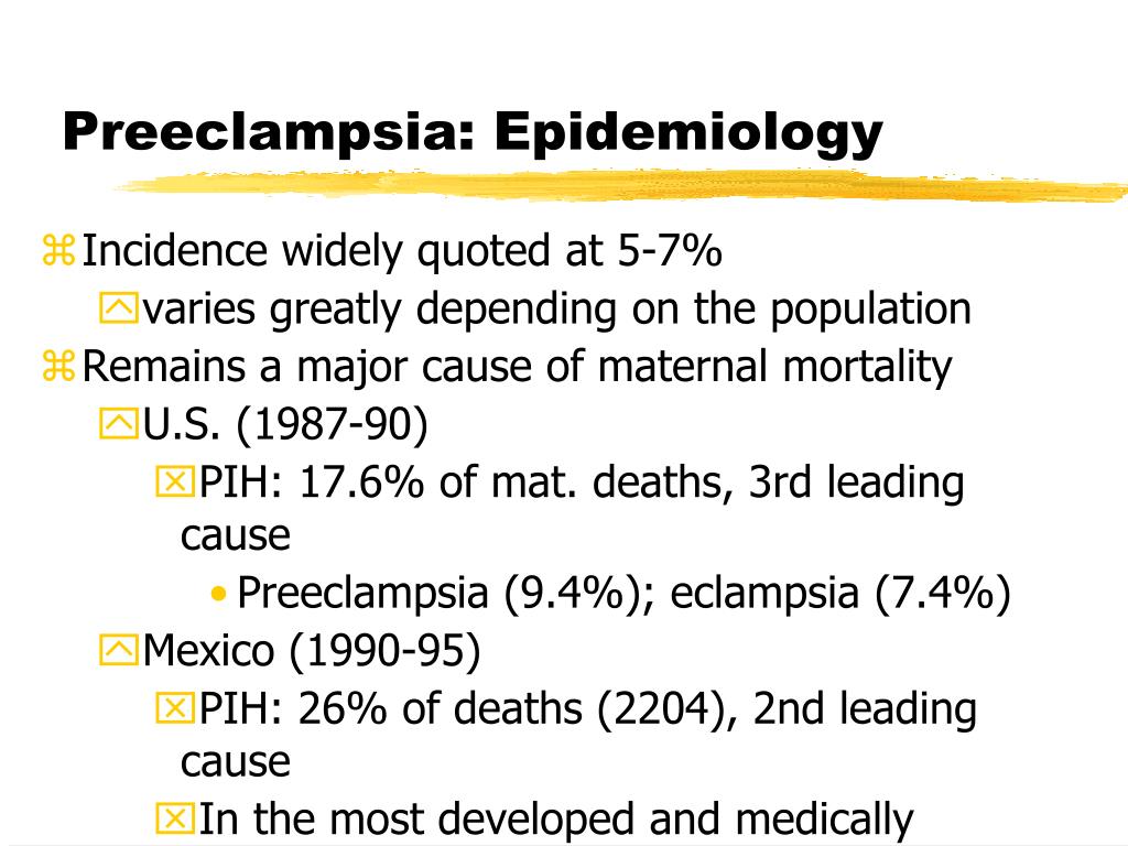 PPT Preeclampsia and Eclampsia Anesthetic Management PowerPoint