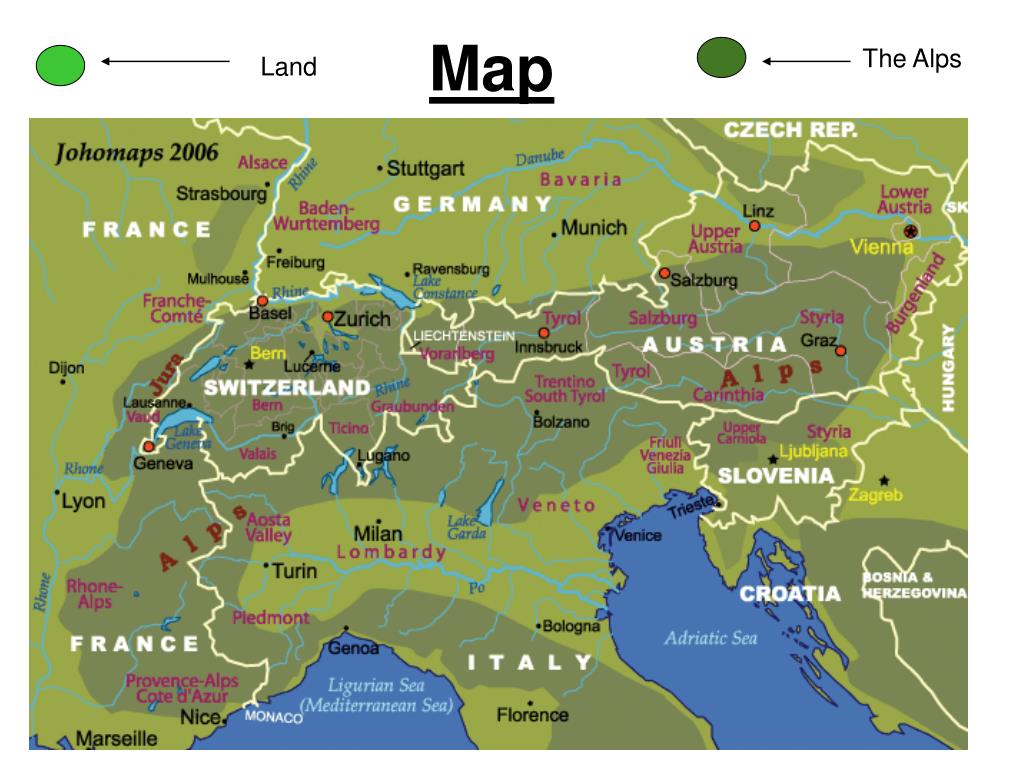 В какой стране находятся горы альпы. Альпы на карте Европы с границами государств на русском. Альпы на карте Европы с границами государств. Альпы на физической карте Евразии. Горы Альпы на карте Евразии.