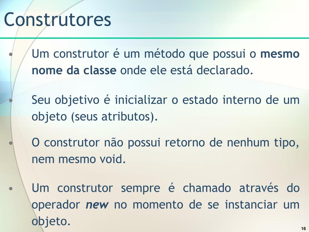 PPT - Programação Orientada à Objetos PowerPoint Presentation, free  download - ID:2008144