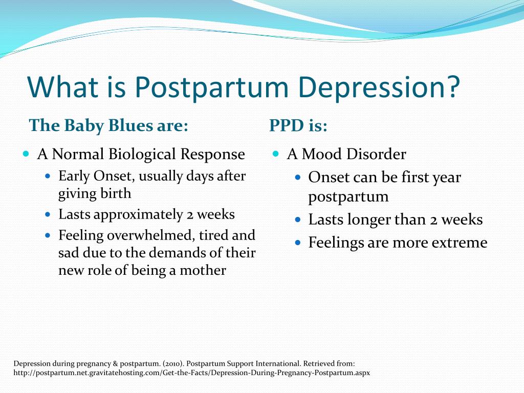 Depression During Pregnancy & Postpartum