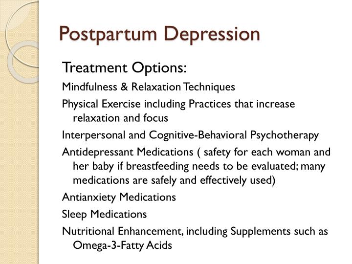 PPT Postpartum Depression PowerPoint Presentation ID3355681