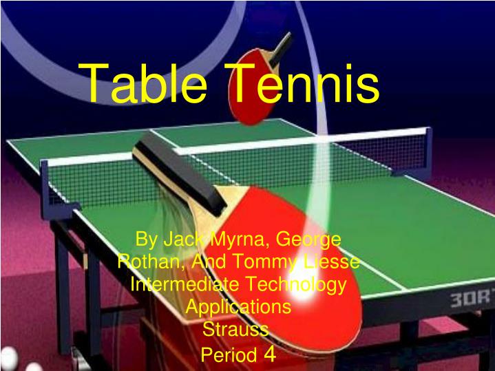 presentation about table tennis