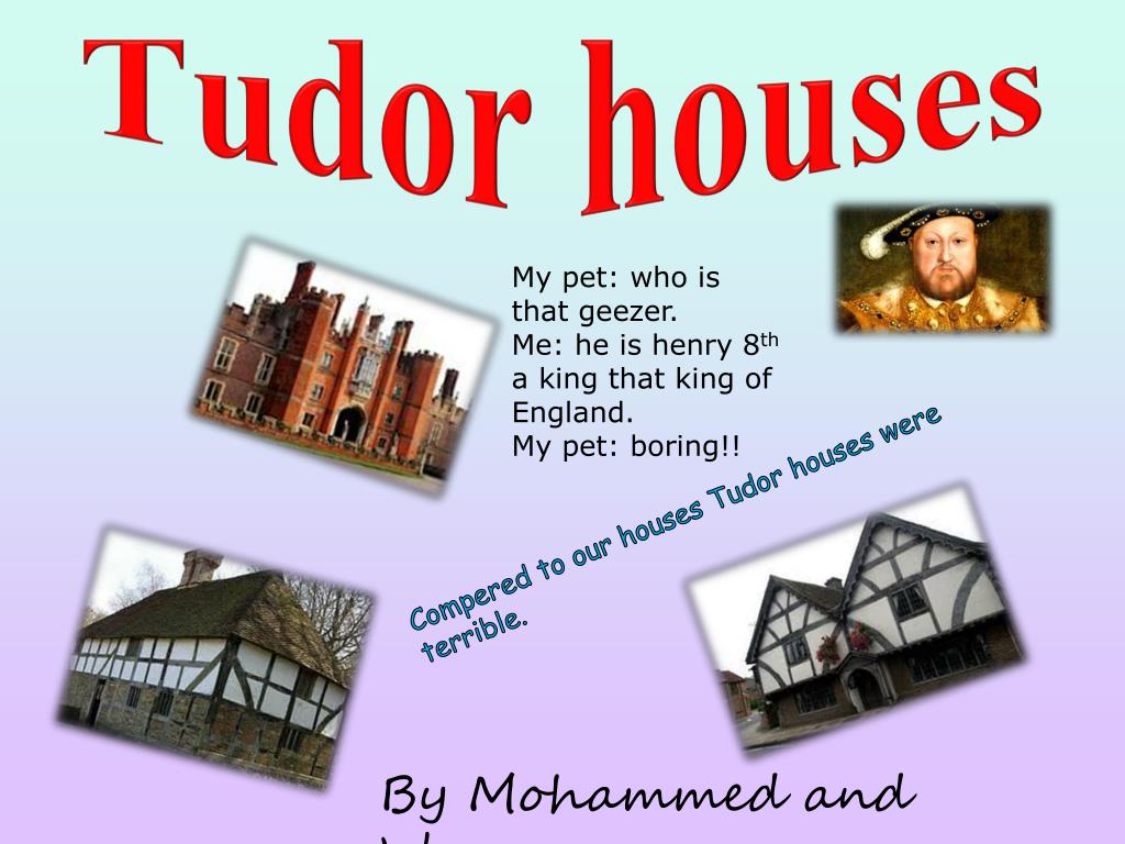 Tudor houses ppt