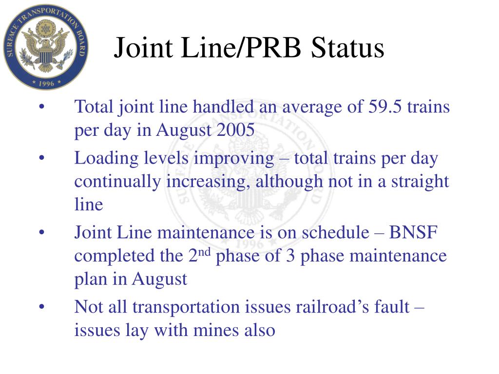 PPT - National Coal Transportation Association Annual Meeting and ...