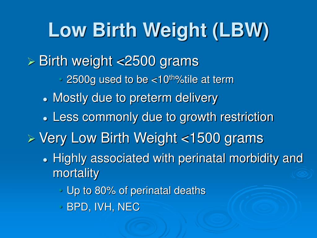 PPT Low Birth Weight in the Finger Lakes Region Has There Been Any