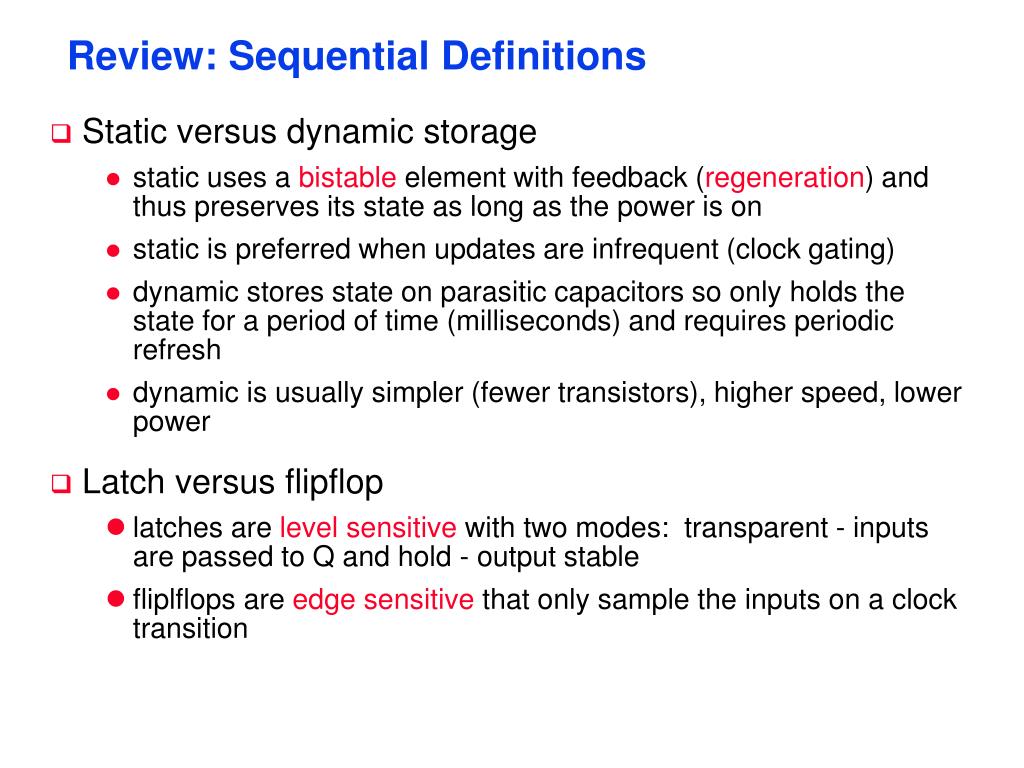 PPT Review Sequential Definitions PowerPoint Presentation Free 