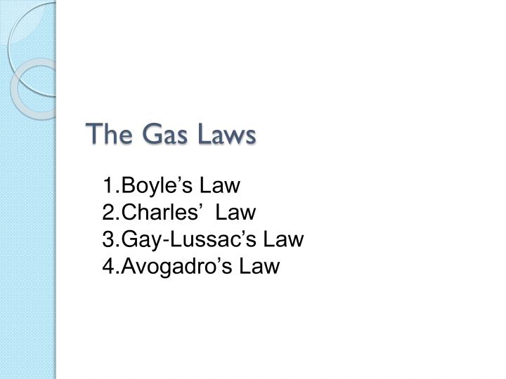 Gay lussacs charles boyle