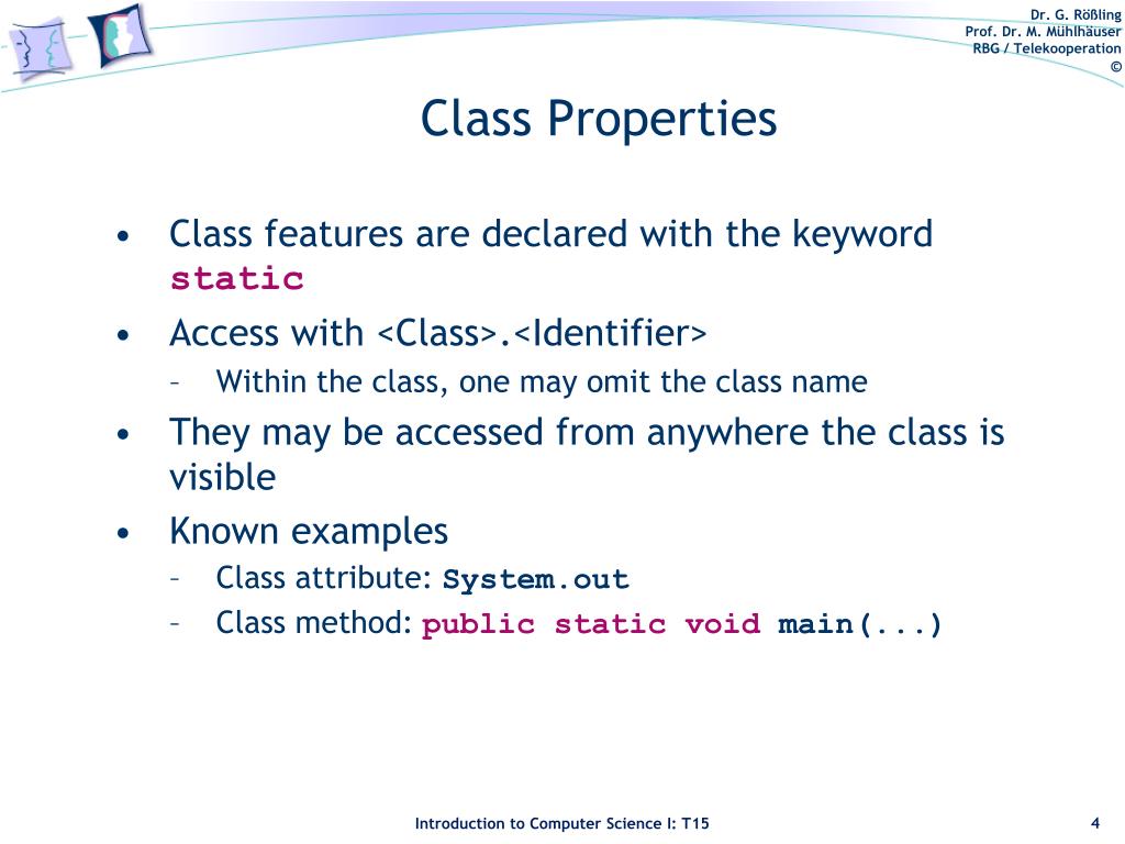 Class Properties Examples PPT - Understanding Class Properties, Access Rights, and Collections in ...