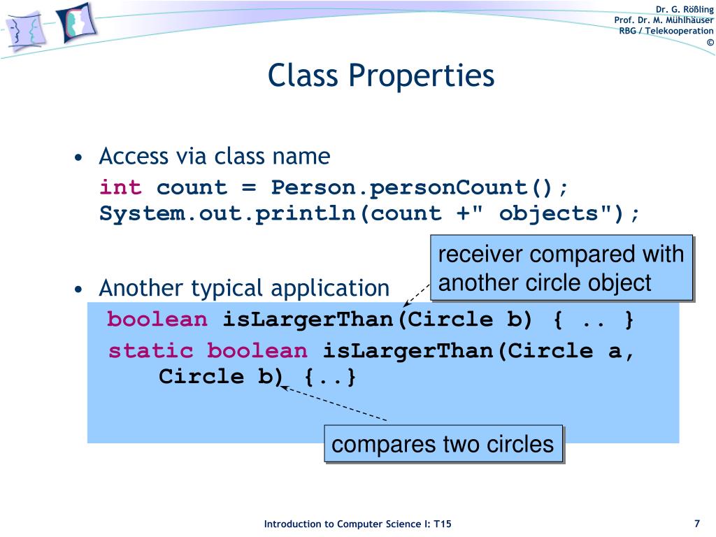 Class Properties Examples PPT - Understanding Class Properties, Access Rights, and Collections in ...