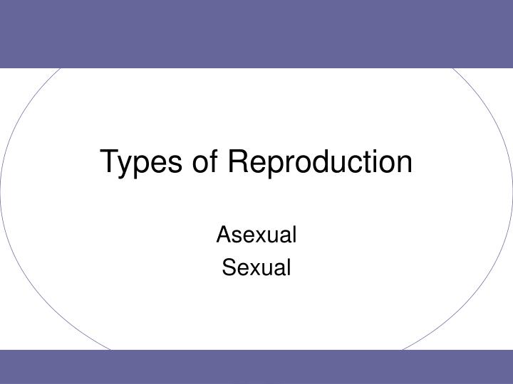 types of reproduction n.