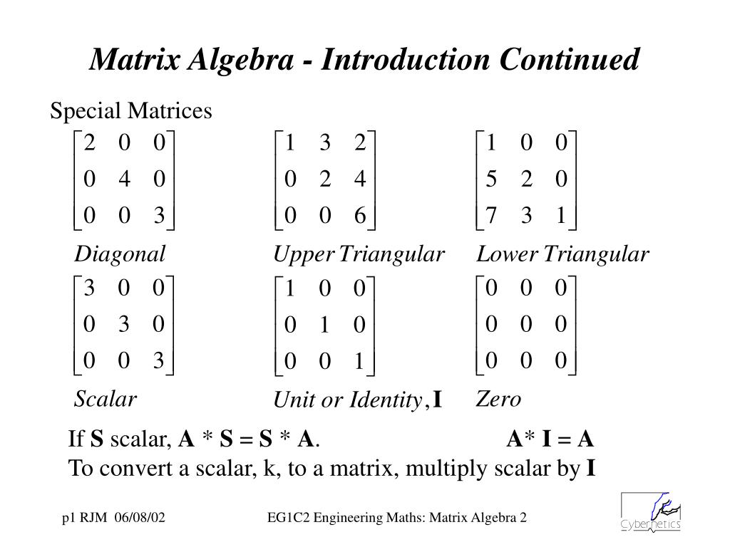 Presentation On Matrices Matrix Mathematics Theoretic - vrogue.co