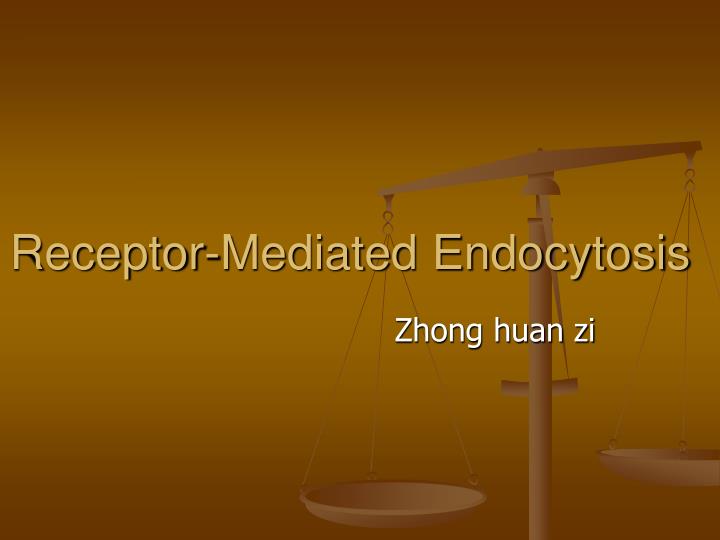 receptor mediated endocytosis n.