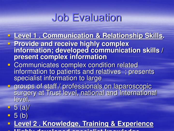 non discriminatory job evaluation scheme Job descriptions and job evaluation •job evaluation scheme designed for he • non-discriminatory. non discriminatory job evaluation scheme Job descriptions and job evaluation •job evaluation scheme designed for he • non-discriminatory.