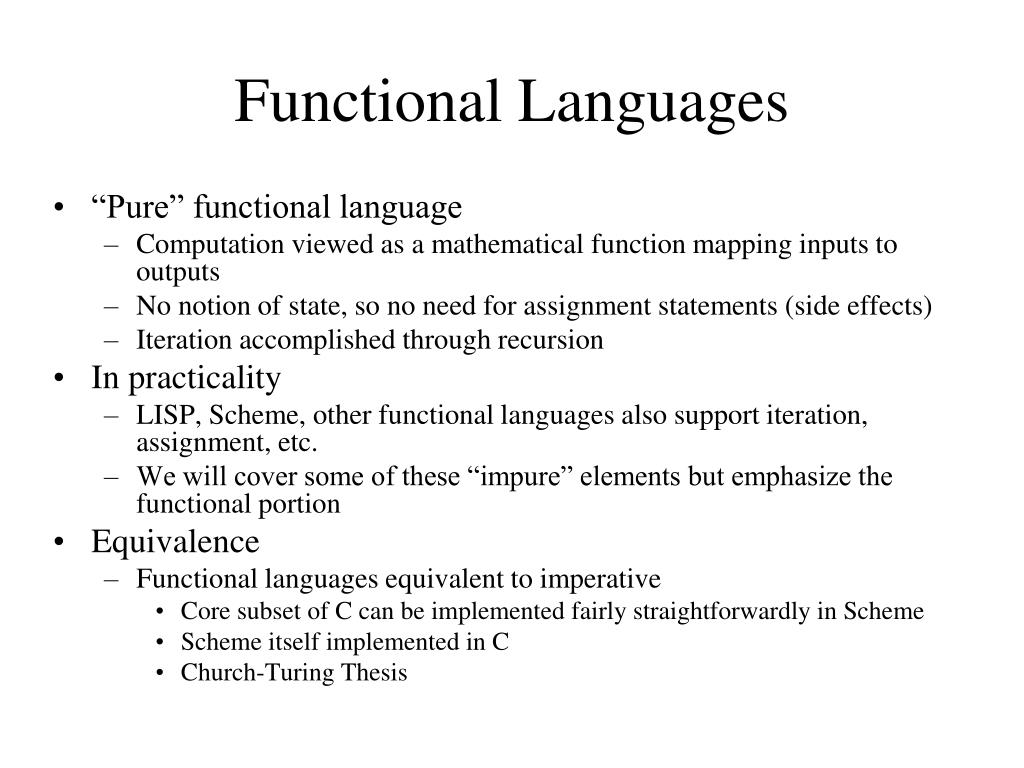 PPT - Functional Programming In Scheme PowerPoint Presentation, Free ...