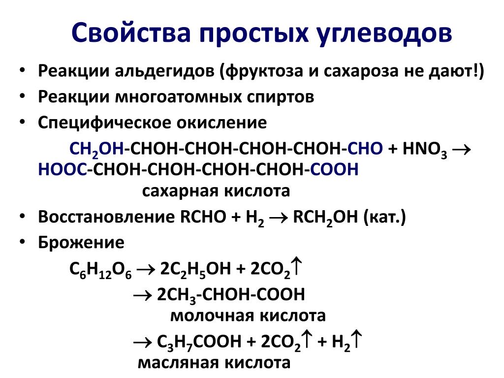 Фруктоза взаимодействует с. Углеводы химические свойства реакции. Качественные реакции на углеводы уравнения реакций. Химические свойства углеводов химия кратко. Углеводы в химии свойства и реакции.
