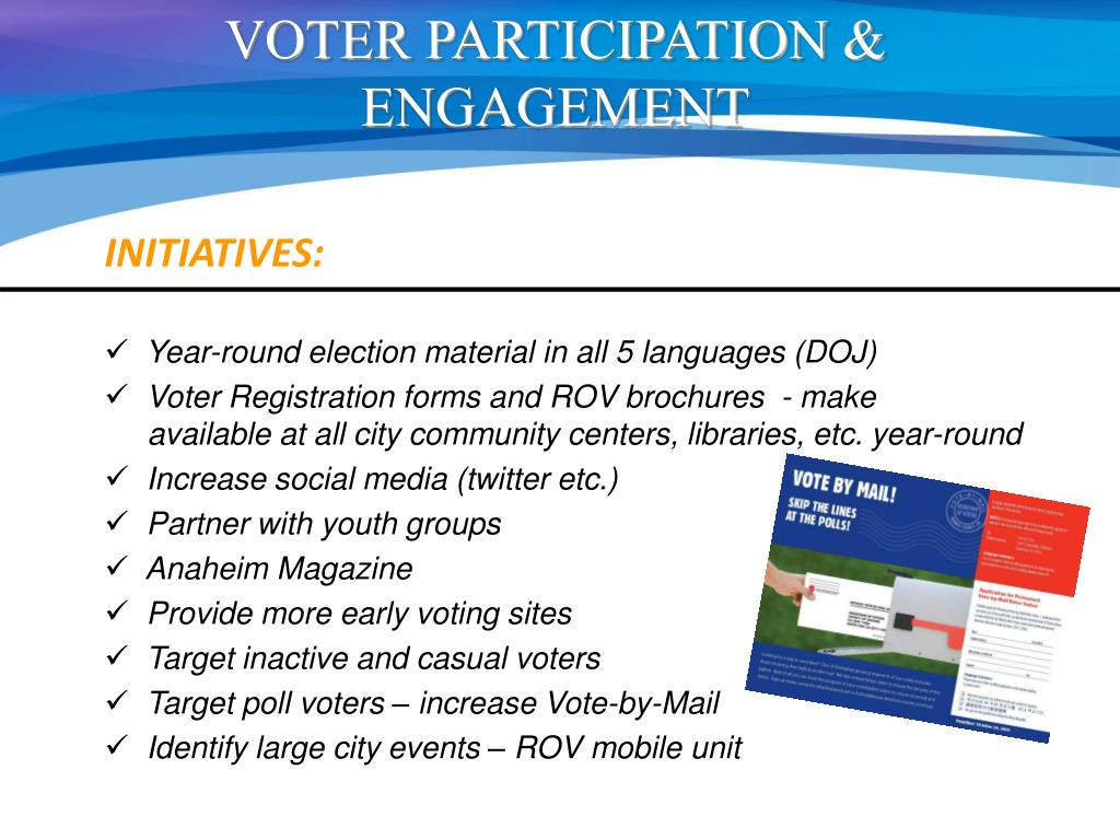 Ppt Voter Participation Engagement Linda Andal Anaheim City Clerk