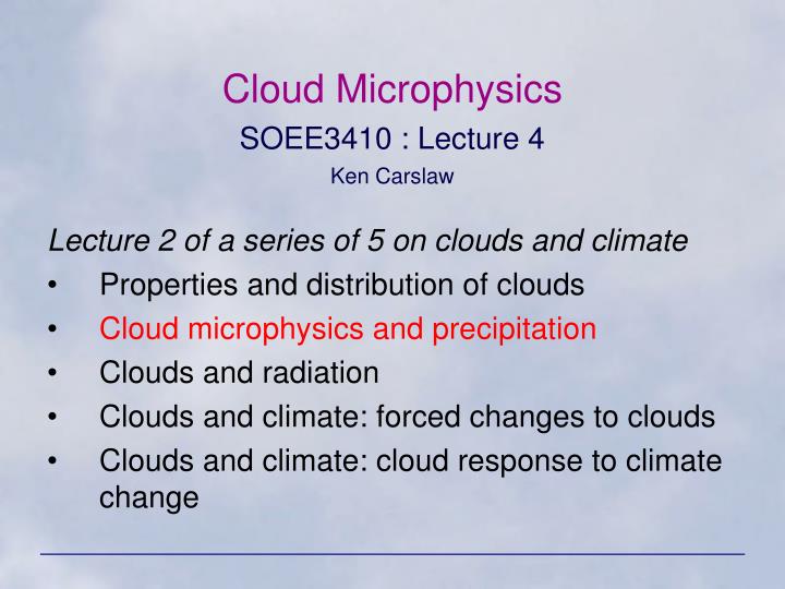 PPT - Cloud Microphysics PowerPoint Presentation, free download - ID ...