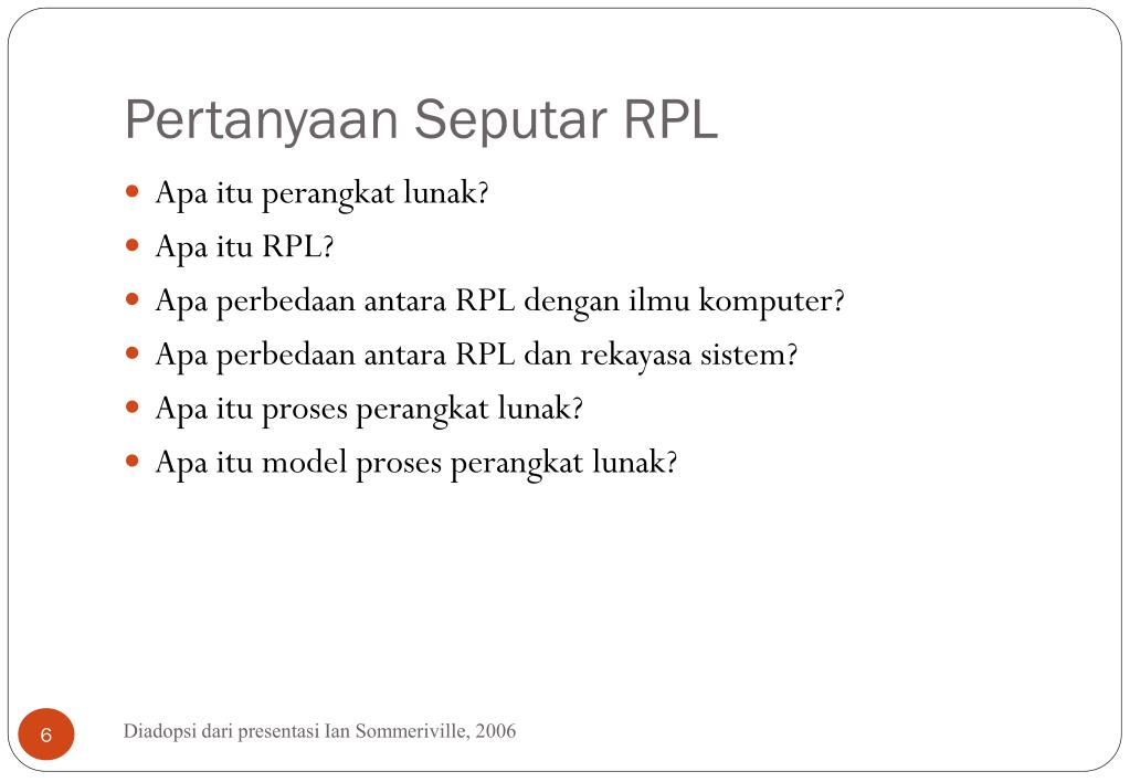 PPT - Pengantar Rekayasa Perangkat Lunak PowerPoint Presentation, free ...