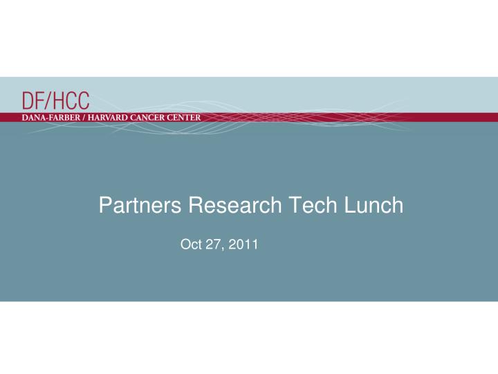 partners research tech lunch n.