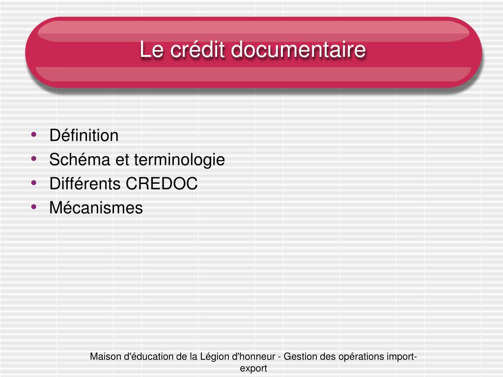 Comment Derouler Le Credit Documentaire Back To Back Schéma PPT - Les techniques de paiement documentaires Chapitre 12 PowerPoint Presentation - ID:3365855