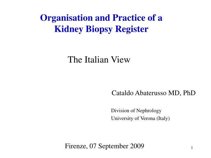 ppt organisation and practice