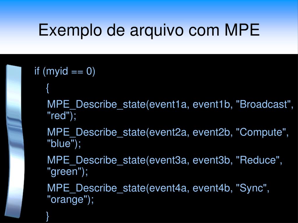 PPT - MPE e ferramentas para depuração PowerPoint Presentation, free ...