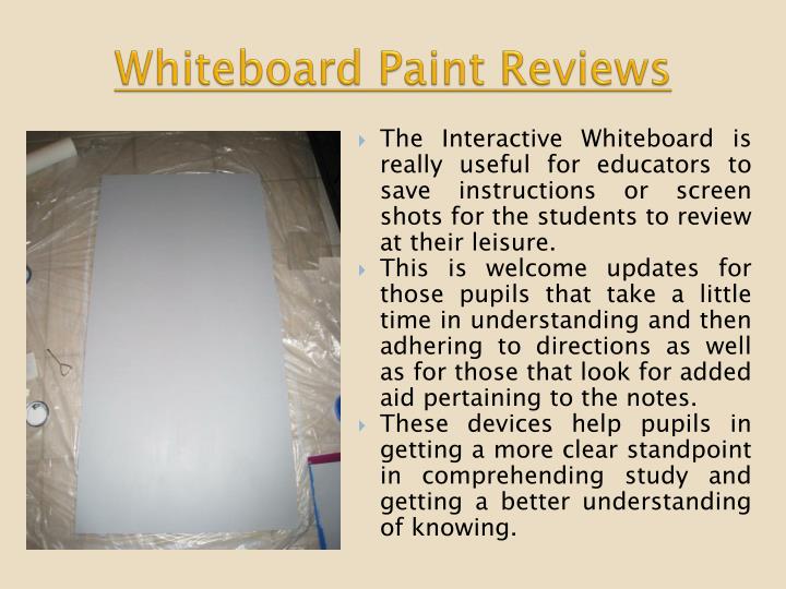 PPT Remarkable Whiteboard Paint Reviews PowerPoint Presentation ID