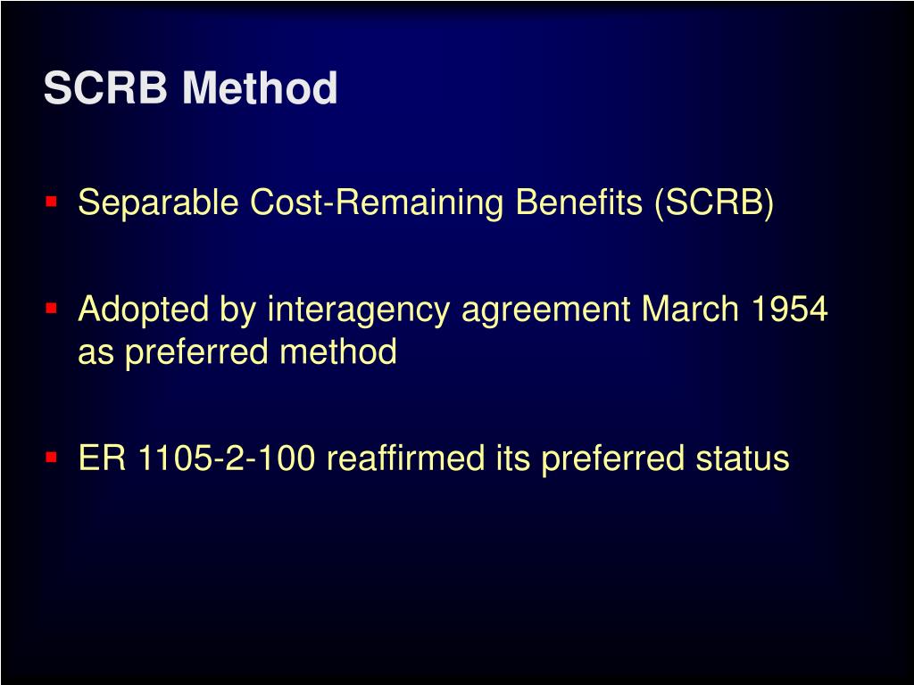 Scrb Map PPT - Understanding Non-Typical Flood Risk Management Benefits and ...