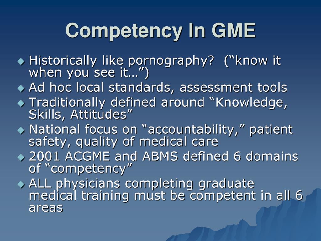 PPT - What is “Competency” in the New Millennium? PowerPoint ...