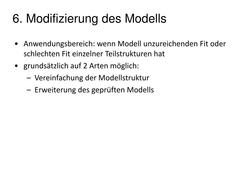 PPT - 6 MoDifizierung Des MoDells L