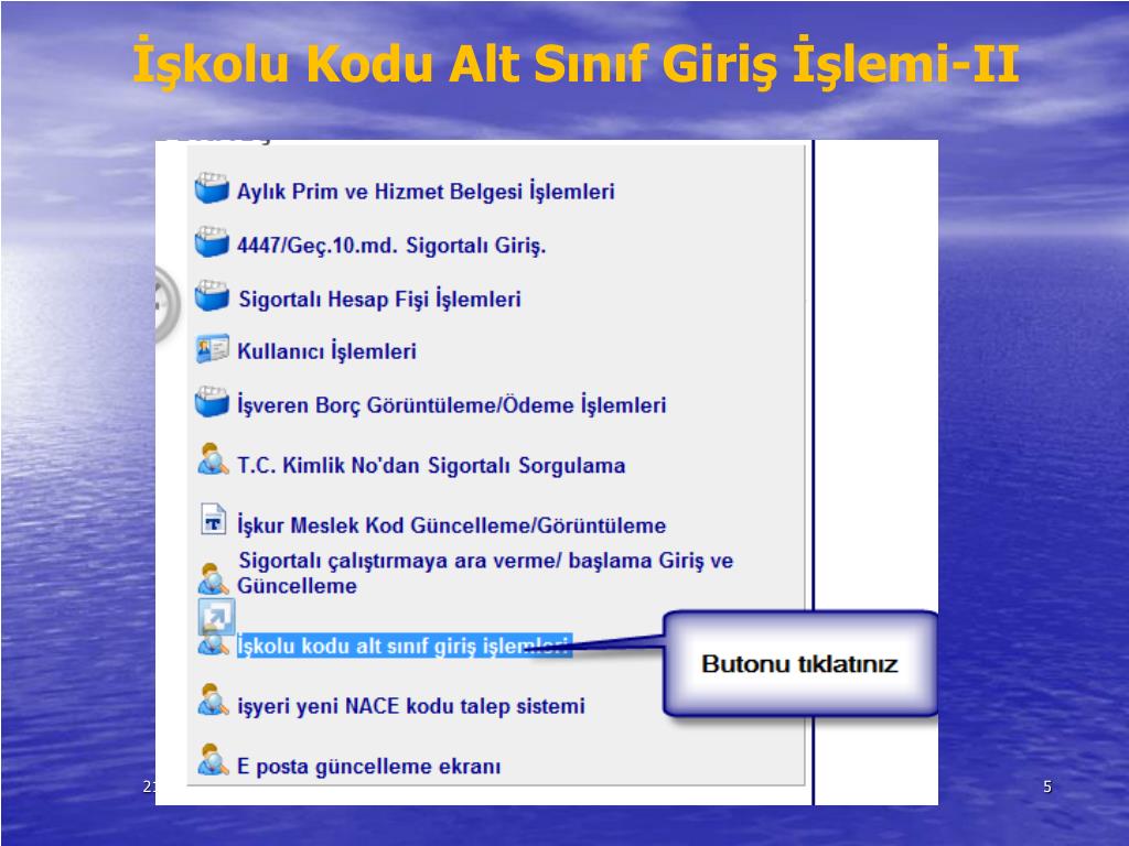 ppt iskolu kodu alt sinif giris islemi ve isyeri nace talep sistemi kullanma kilavuzu powerpoint presentation id 3370615