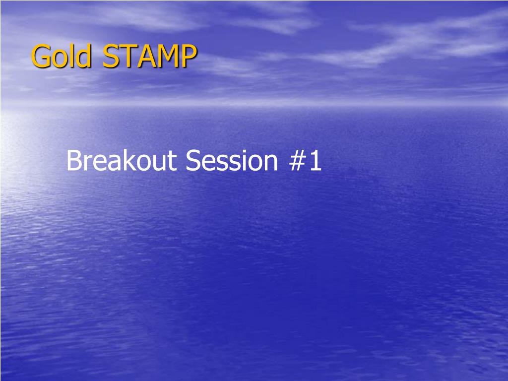 Gold Stamp Injection PPT - New York’s Statewide Pressure Ulcer Improvement Initiative ...