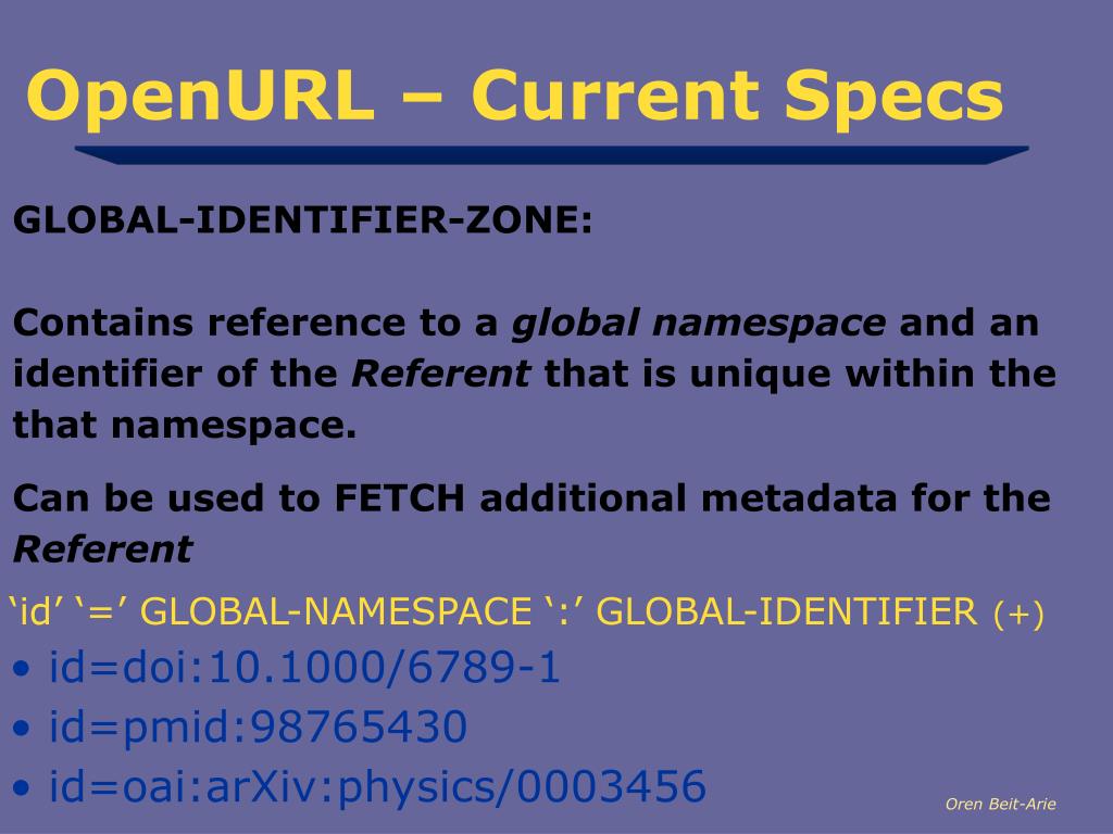 PPT - Enhancing Information Retrieval with OpenURL Framework: A ...