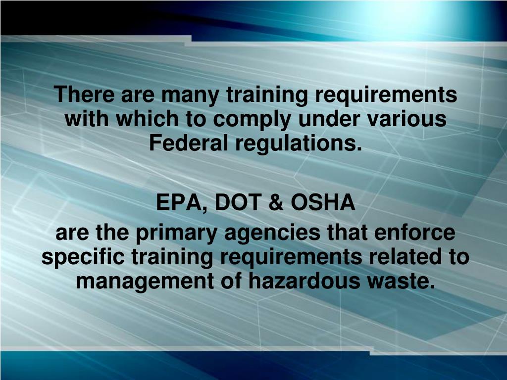 PPT Hazardous Materials & Hazardous Waste Training PowerPoint