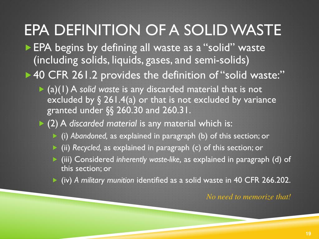 PPT Introduction To Hazardous Waste Management PowerPoint 
