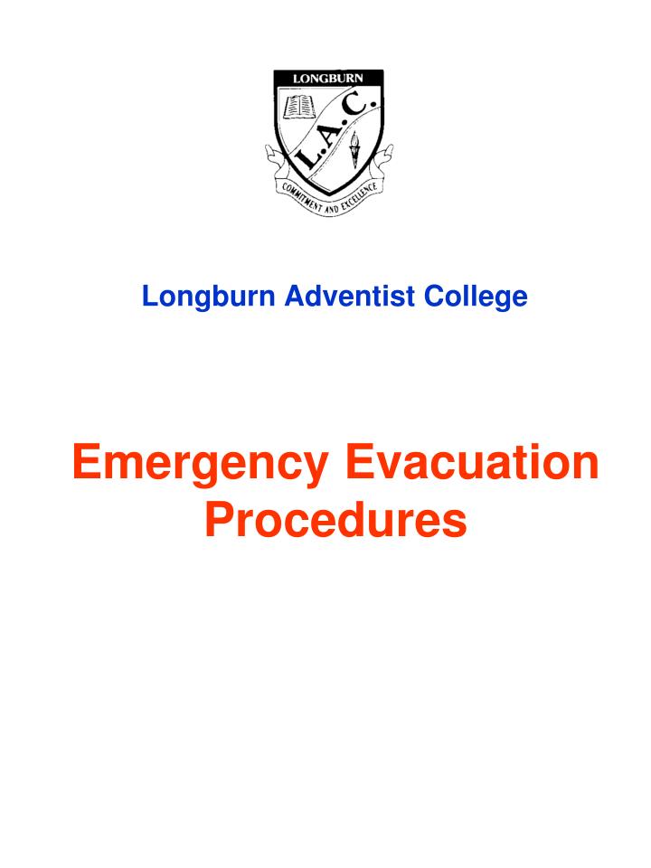 PPT Emergency Evacuation Procedures PowerPoint Presentation, free download ID3375988