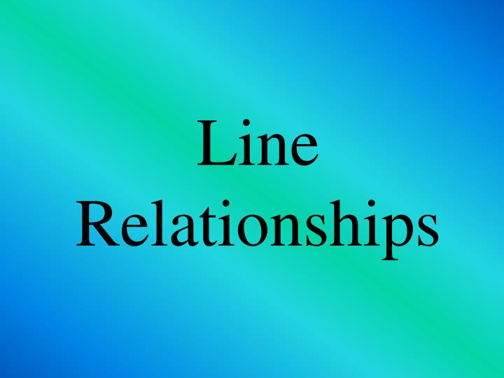 PPT Line Relationships PowerPoint Presentation ID3377497