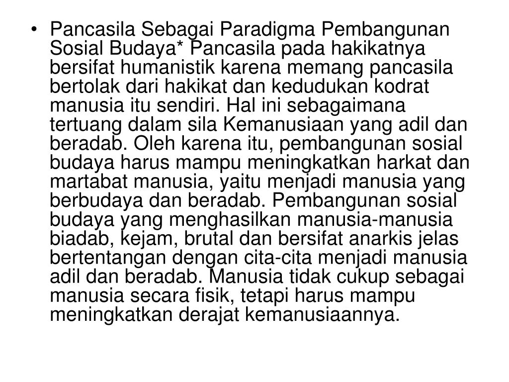 PPT - PANCASILA SEBAGAI PARADIGMA KEHIDUPAN DALAM BERMASYARAKAT ...