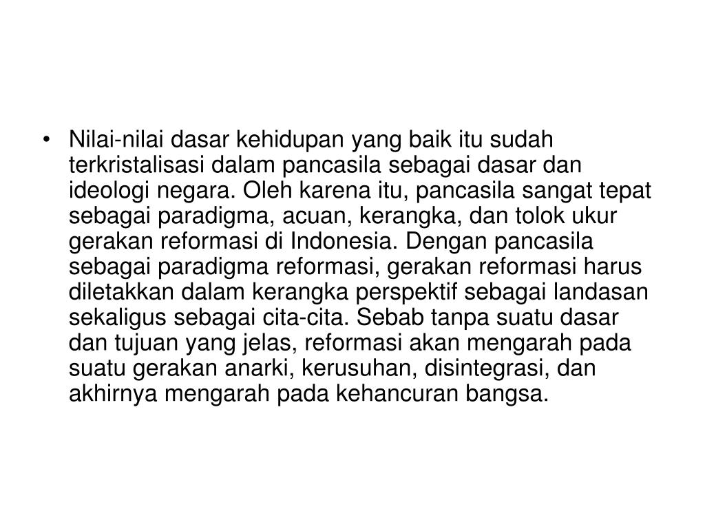 PPT - PANCASILA SEBAGAI PARADIGMA KEHIDUPAN DALAM BERMASYARAKAT ...