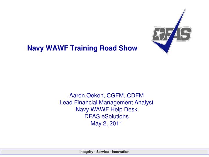 Ppt Navy Wawf Training Road Show Powerpoint Presentation Free