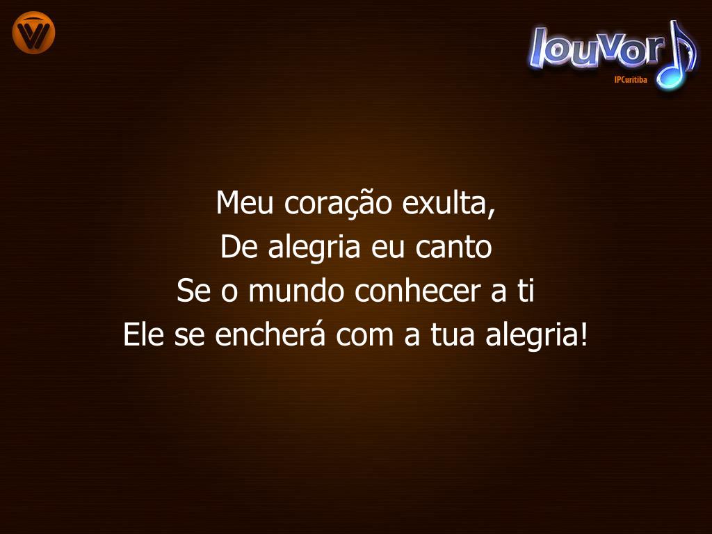 PPT - Sei que estás aqui Posso sentir o Teu calor Vem me envolver Me  constranger com o Teu amor PowerPoint Presentation - ID:797723