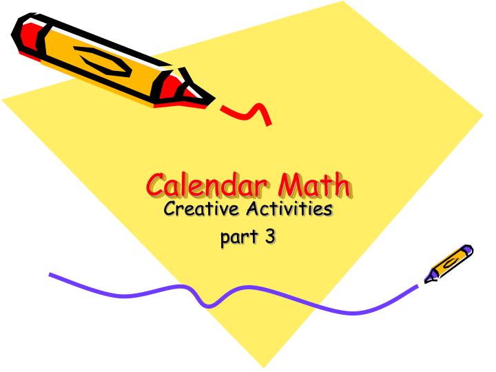 PPT Calendar Math PowerPoint Presentation, free download ID3381644
