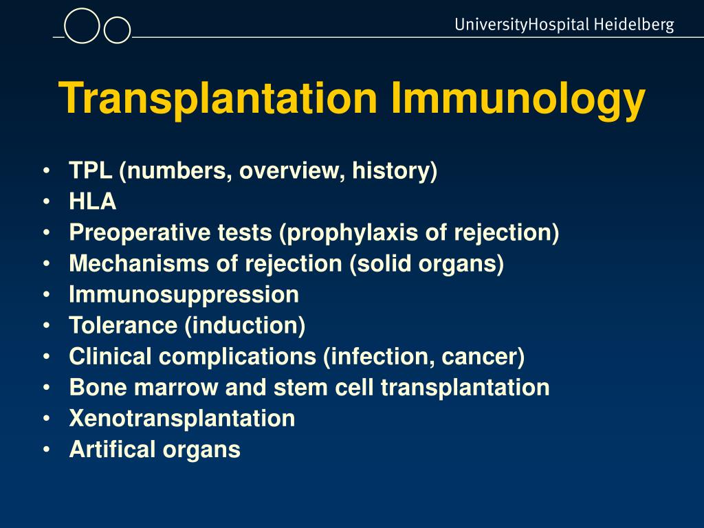 PPT - Transplantation Immunology Current Status PowerPoint