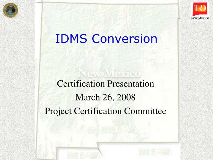 idms conversion n.