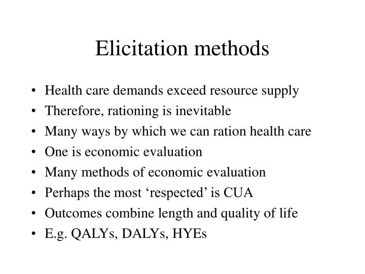 elicitation methods n.